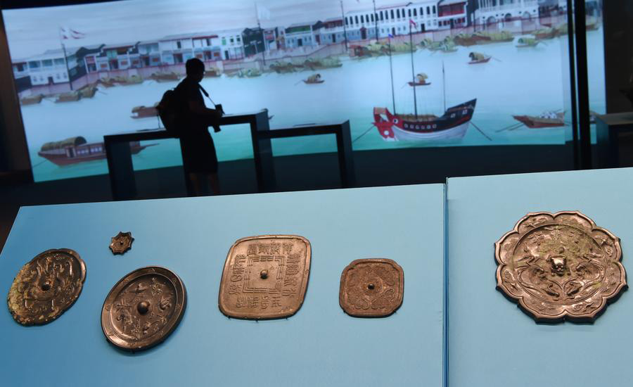 Preview of special exhibition of Maritime Silk Road held in HK