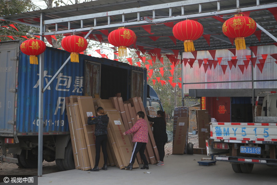 Taobao village gets ready for shopping spree on 11/11