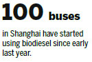Shanghai trucks fueled by recycled edible oil