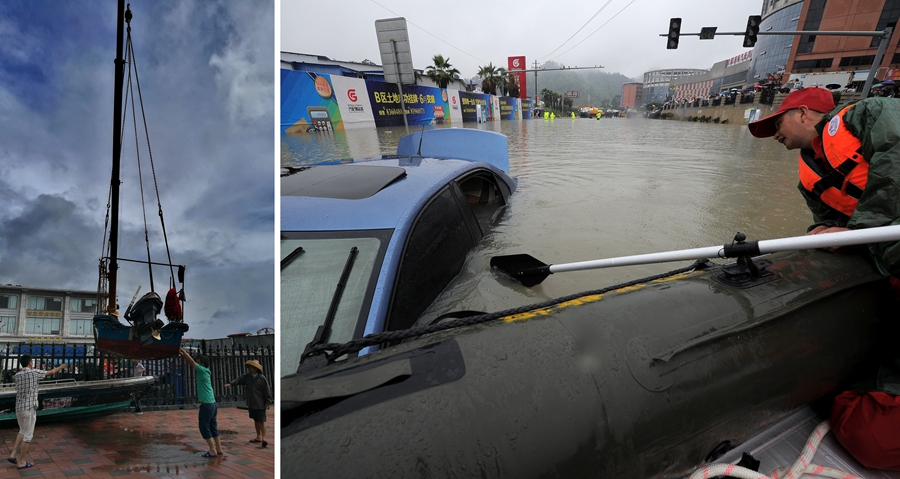 Typhoon Merbok slashes its way into S China