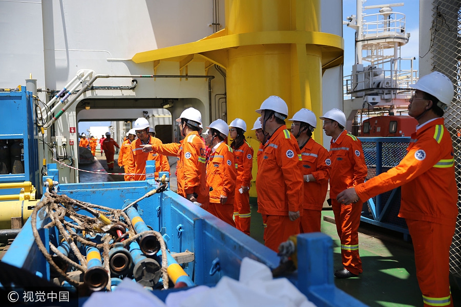 China achieves major milestone in mining of combustible ice