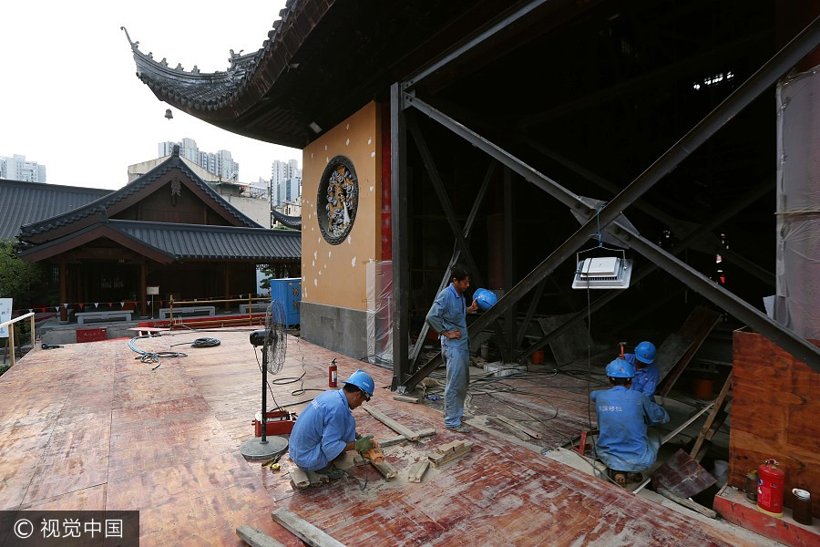 Historic temple all set for its 30-meter move