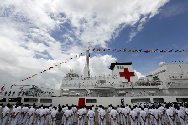 China is ready to send med team to Philippines
