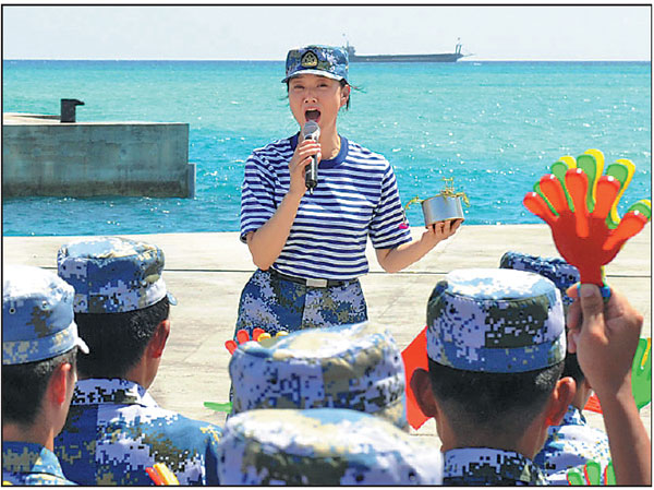 Artists head to islands to boost morale