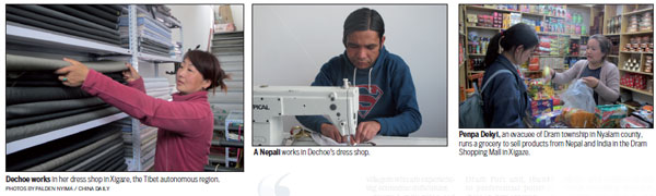 After being rattled by an earthquake, a tailor strives to stitch things back together