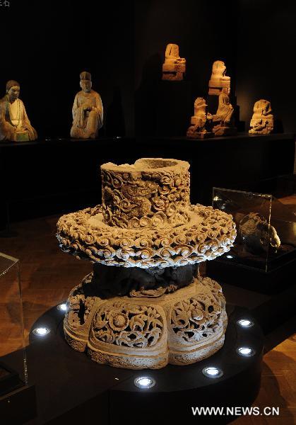 Sculptures from Dazu Rock Carvings displayed in Britain