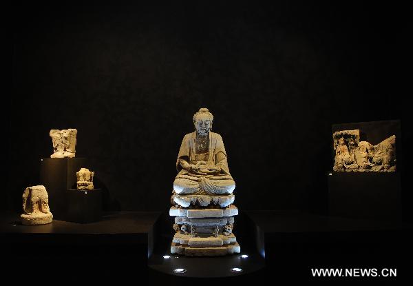 Sculptures from Dazu Rock Carvings displayed in Britain