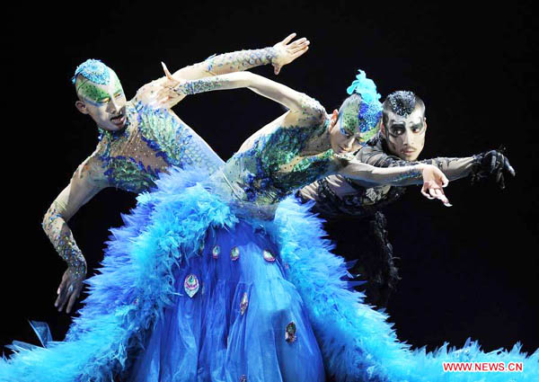 Yang Liping's dance drama 'The Peacock' staged in Qingdao