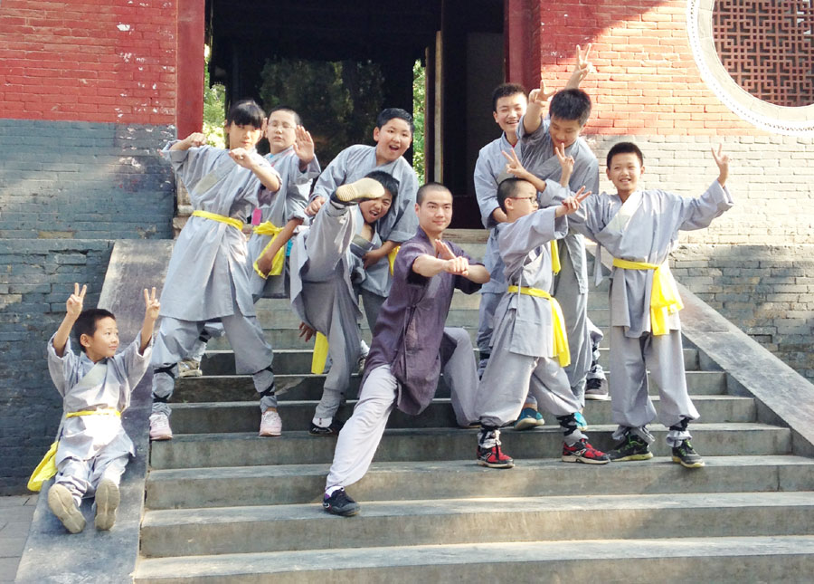 Kung fu summer camp at Shaolin Temple