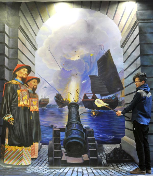 Exploring history with 3D paintings
