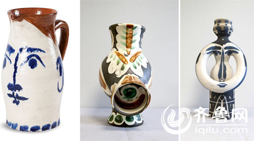 Picasso's authentic ceramics artworks displayed in Shandong