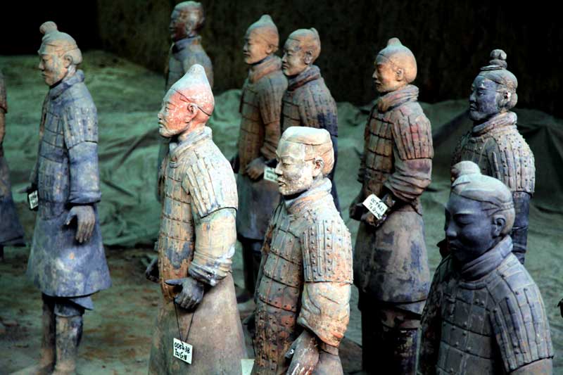 Details of Terracotta Warrior Pits