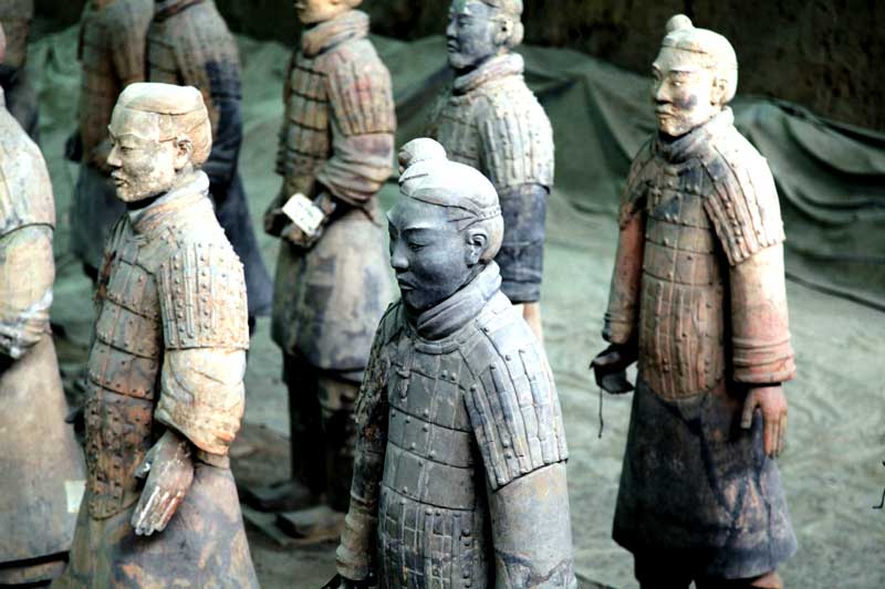 Details of Terracotta Warrior Pits