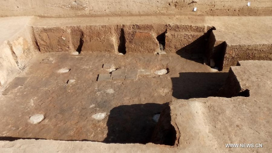 Rare basement, fireplace excavated at 2,400-year-old palace in NW China