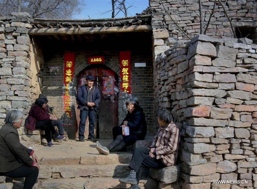Stone village in Central China's Henan