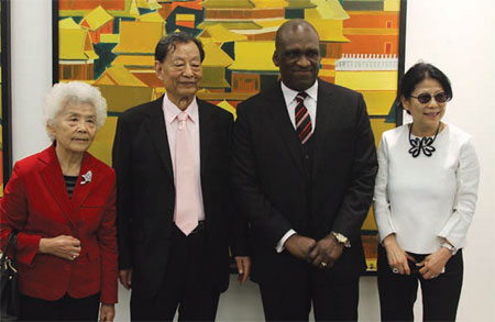 Works of Chinese artist featured at UN