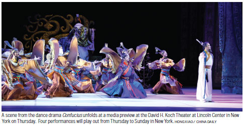 Confucius dance drama plays out