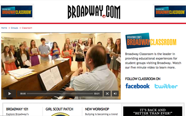 'Broadway Classroom' to debut in China