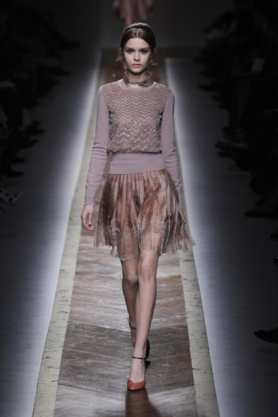 Valentino fashion collection show during Paris Fashion Week