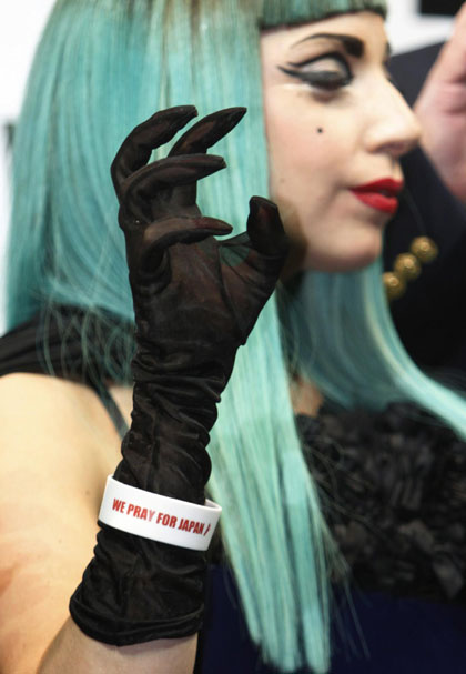 Lady Gaga denies Japan charity bracelet scam