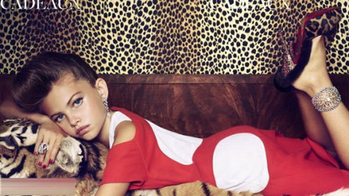 Ten-year-old French model stirs world