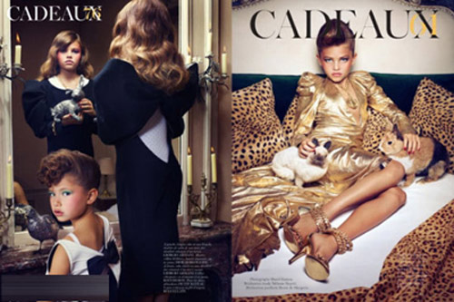 Ten-year-old French model stirs world