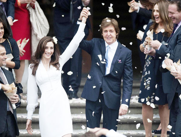 Ex-Beatle McCartney says 'I Do' for third time