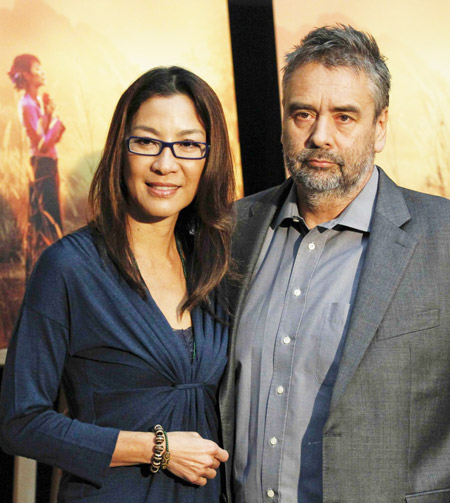 Michelle Yeoh promotes 'The Lady'