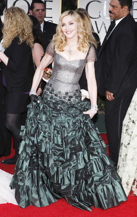 Madonna attends Golden Globe Awards