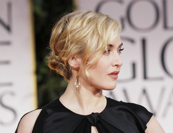 Kate Winslet attends Golden Globe Awards