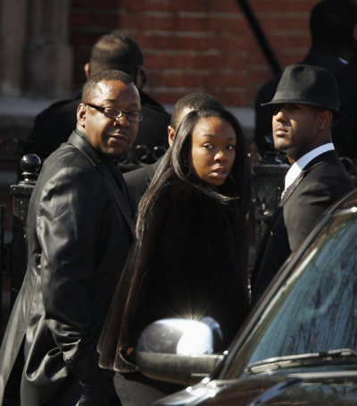 Funeral for Whitney Houston at New Hope Baptist Church in Newark