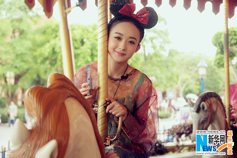 Zhao Liying's photo shoot for Children's Day