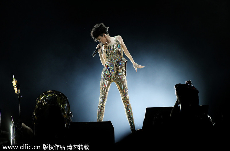 Star Stefanie Sun holds concert in Beijing