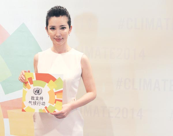 Li Bingbing fights to protect endangered animals