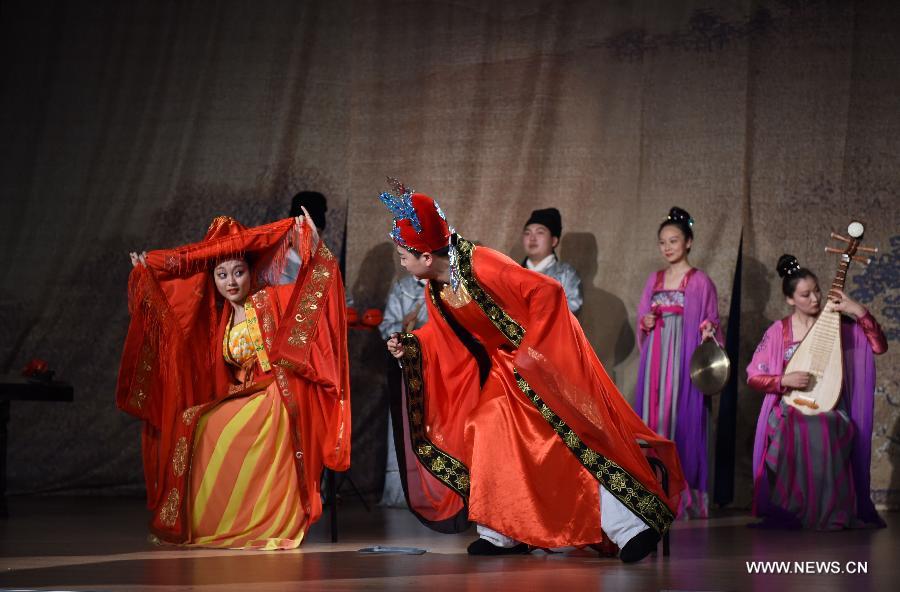 Chinese ancient music performance attracts crowds in Turkey