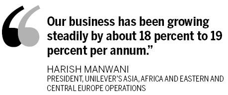 Unilever targets fivefold business increase in nation