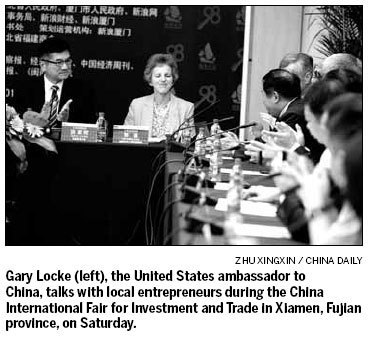 Locke says China, US are partners in world economy