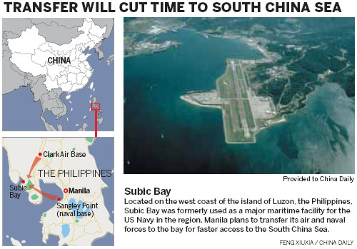 Manila's base plan targets China