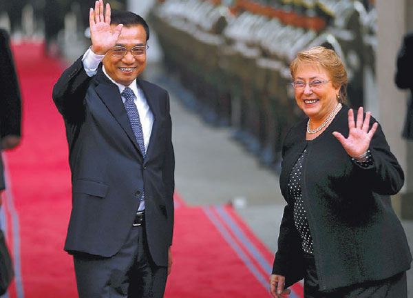 China, Chile agree on trade growth