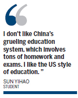 Prep schools give Chinese kids an edge