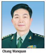 China defense chief in DC