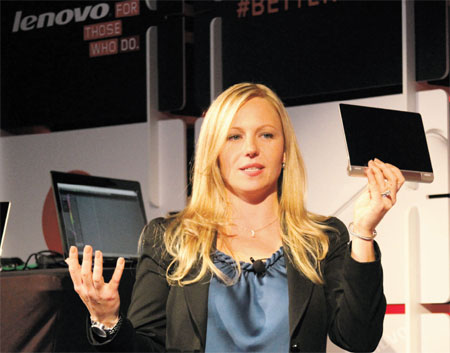 Lenovo profit surges on smartphone, tablet sales
