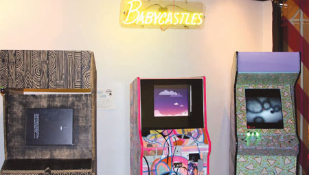 Chinese arcade games on display