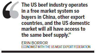 US beef industry eager for China to resume imports