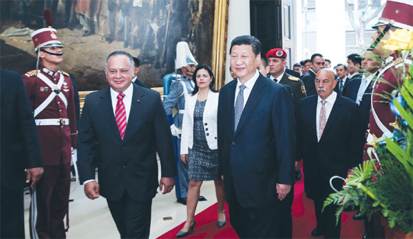 President Xi honored in Venezuela