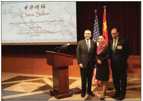 Duke alumni visit Chinese Embassy