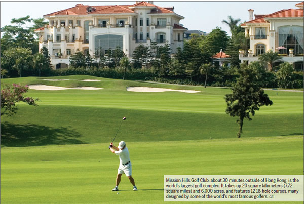 Fore! Golf is driving its way into China