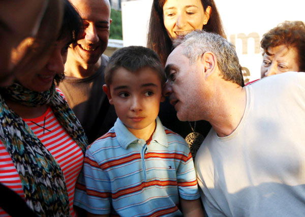 Chef Ferran Adria shows up during the Catalan book week