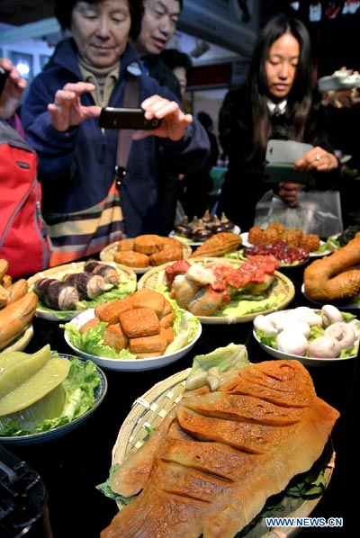 Stone food in Beijing int'l cultural expo