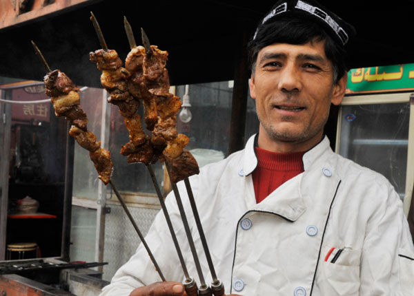 Street food in Xinjiang